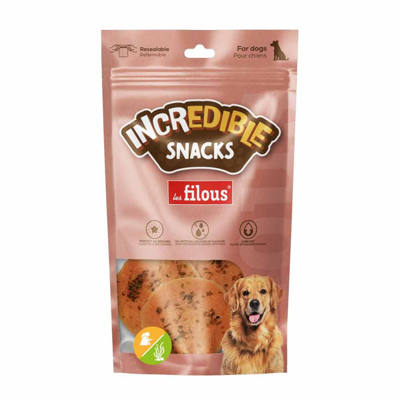 CHIPS DE POULET AROMATISEES AUX ALGUES
