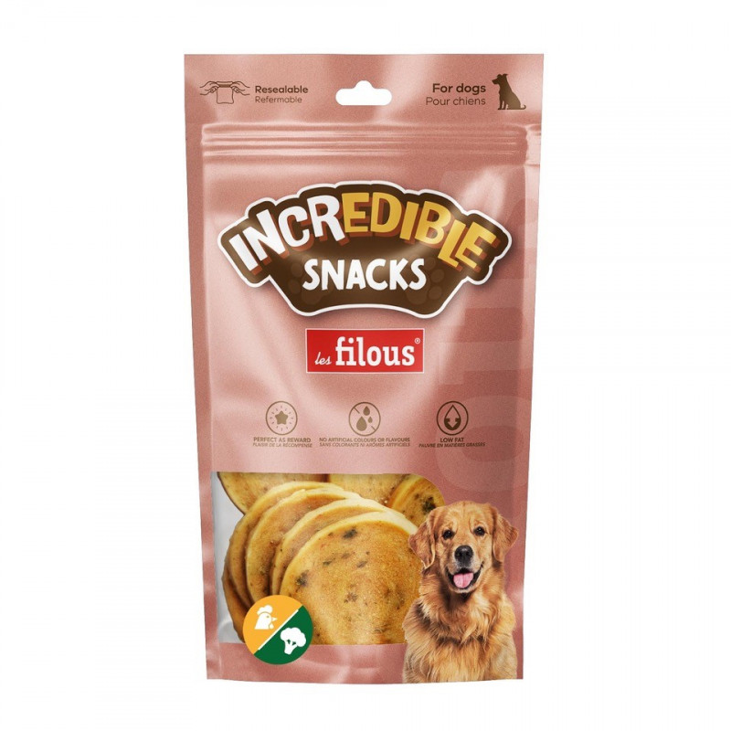 CHIPS DE POULET AROMATISEES AU BROCOLI