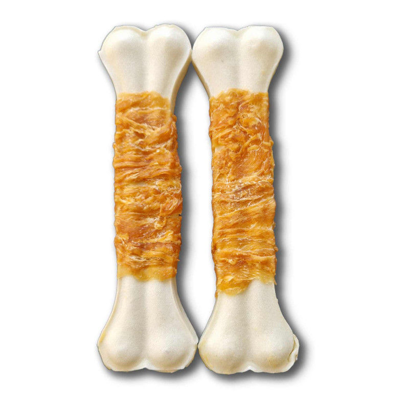 2 x OS PRESSE BLANC ENROBE DE POULET 16 cm