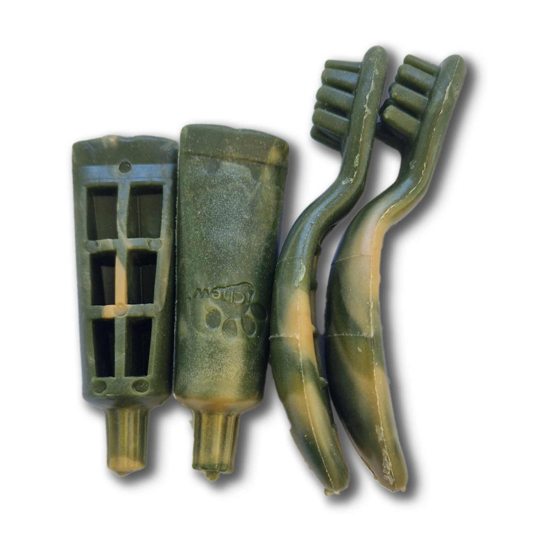 4 X BROSSE À DENT ET DENTIFRICE VEGGIE ASSORTIS