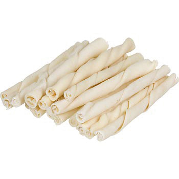 100 sticks torsadés blancs 5