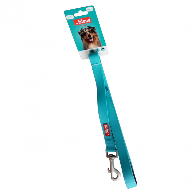 Laisse chien en silicone taille S