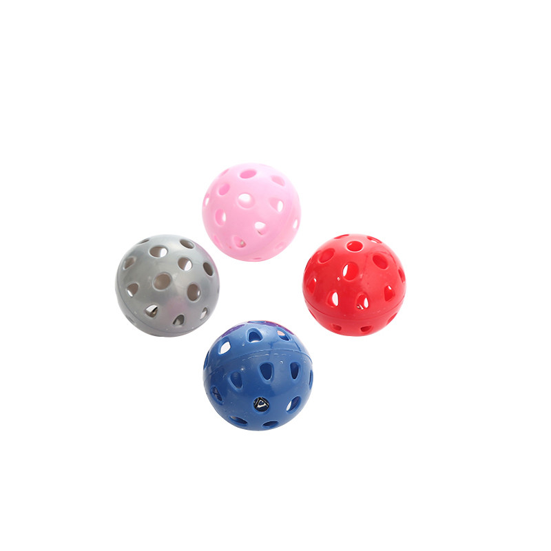 set de 4 balles colorées avec grelot